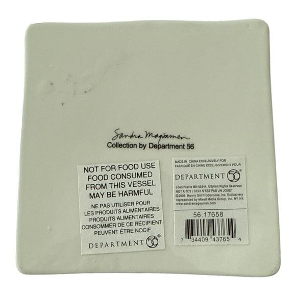 Dept 56 Sandra Magsamen Ceramic Trinket Box w/ Lid Dress Rehearsal Celebrate 5x5 - Picture 4 of 6